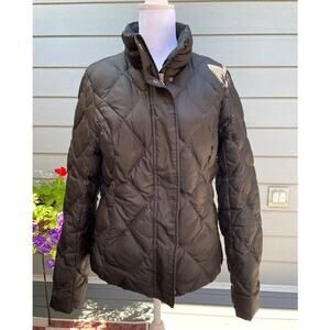 Eddie Bauer Premium‎ Goose Women's Black Coat Jacket Size Medium